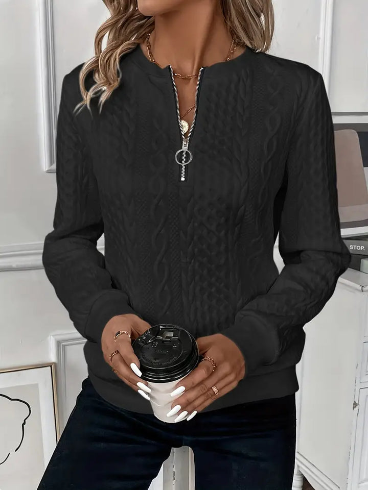 Astrid | Half-Zip Soft Knit