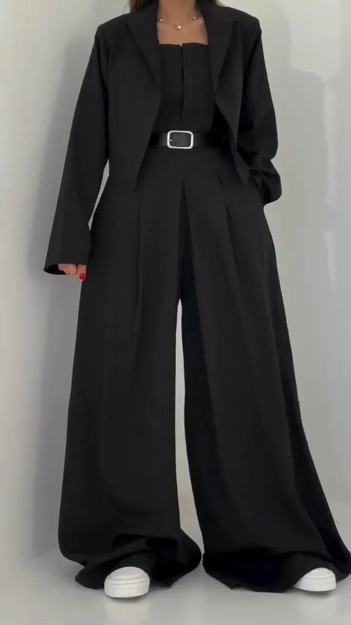 Eclat™ - Women's Bustier Set + Jacket – Elegant & Trendy Style