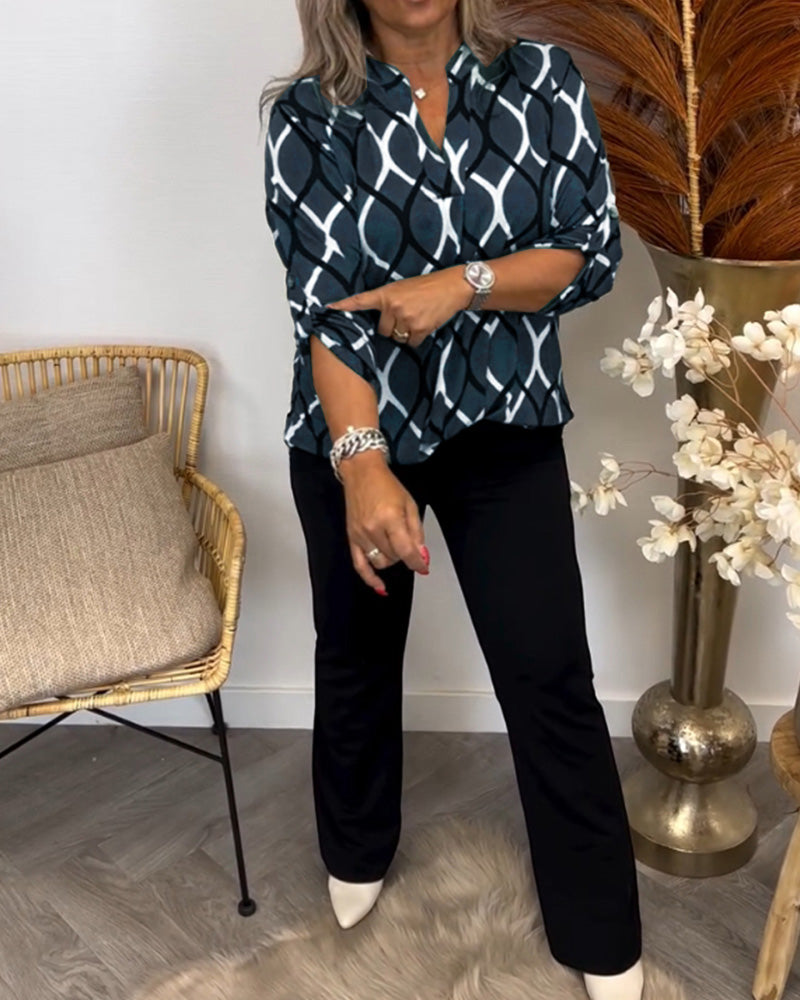 Maren | Graphic Print Blouse