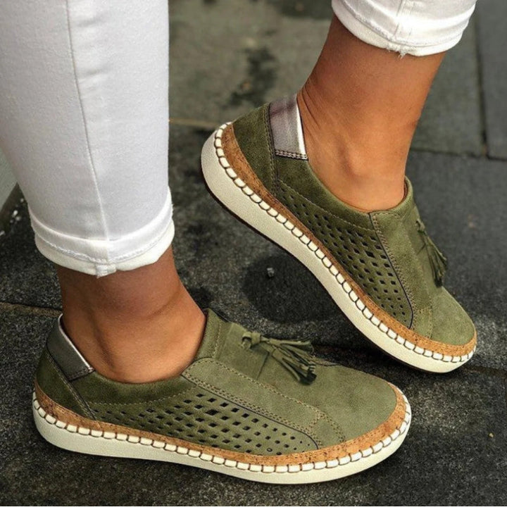 Lena | Contoured Knit Slip-Ons