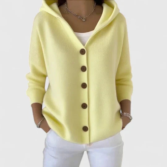 Astrid | Hooded Knit Cardigan