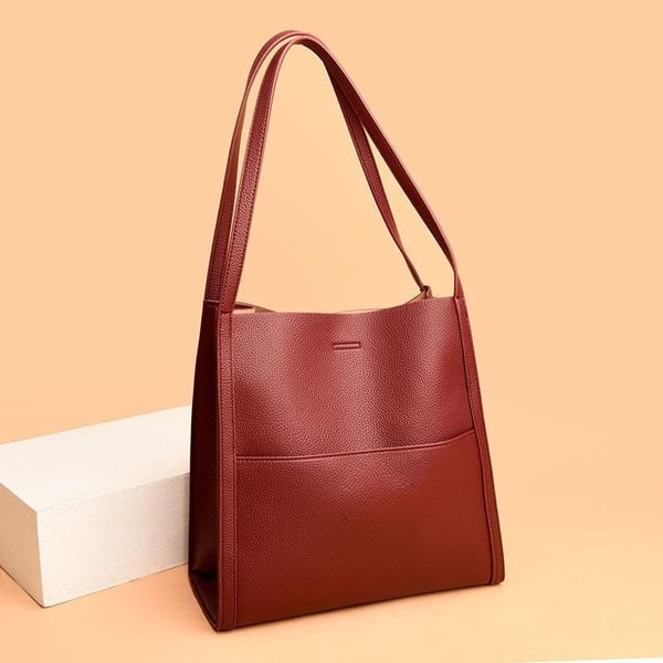 Calais Poise | Genuine Vegan Leather Shoulder Bag