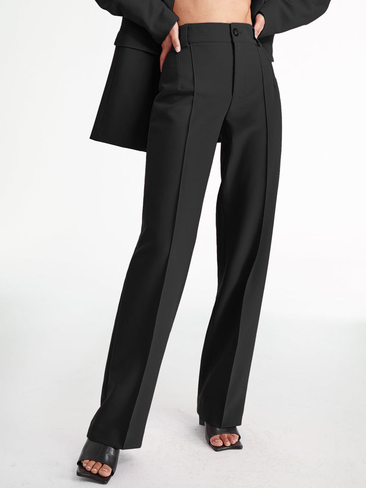 Calais Pleat Trousers — Tailored Ease