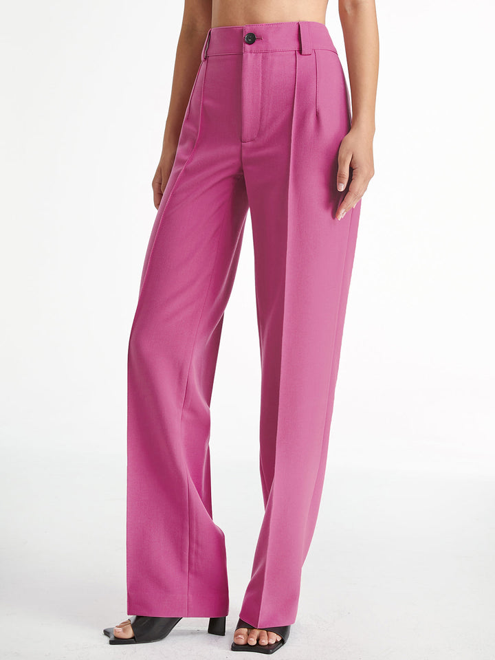 Calais Pleat Trousers — Tailored Ease