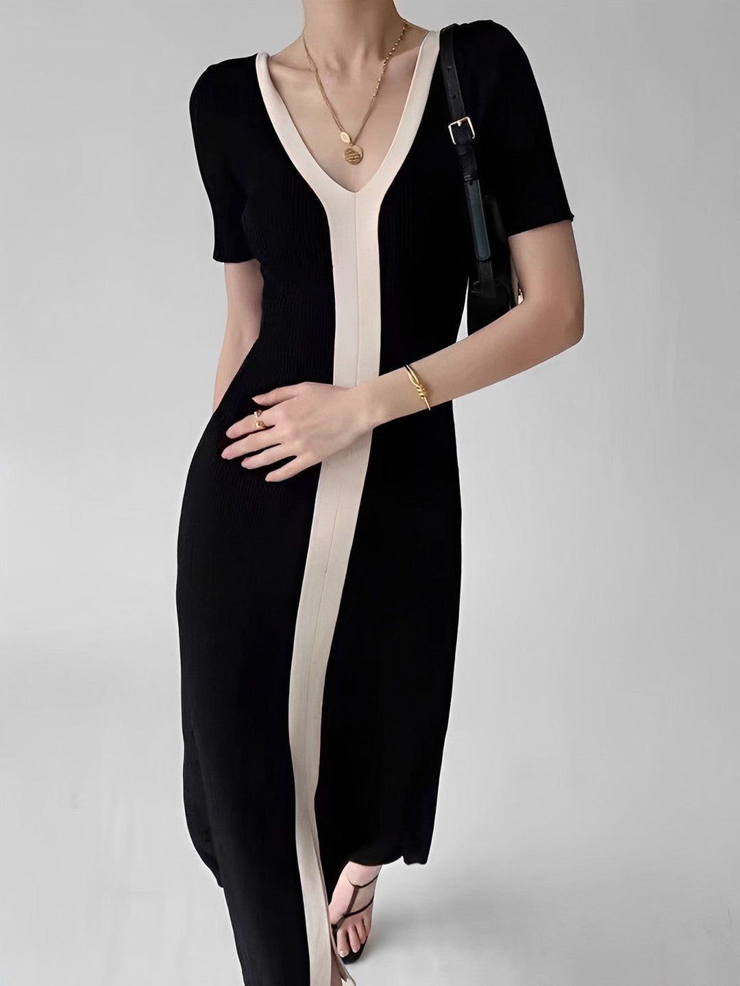 Nora Dress – Two Tone