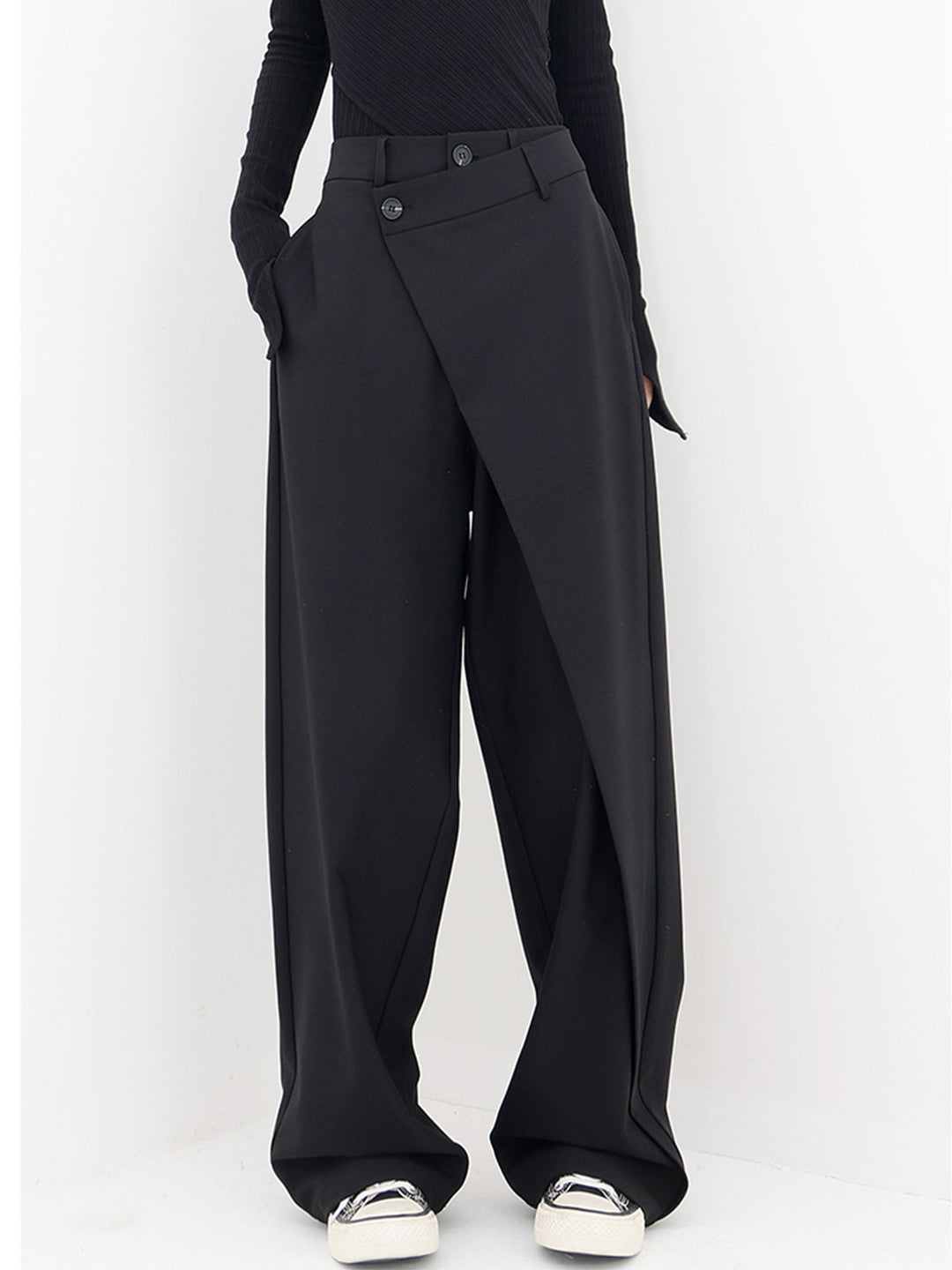 Arcos Layered Trousers — Sculpted Modernity