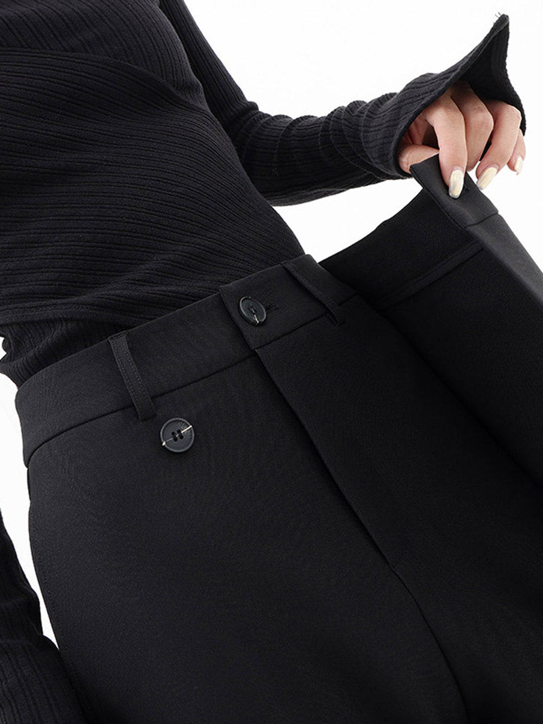 Arcos Layered Trousers — Sculpted Modernity