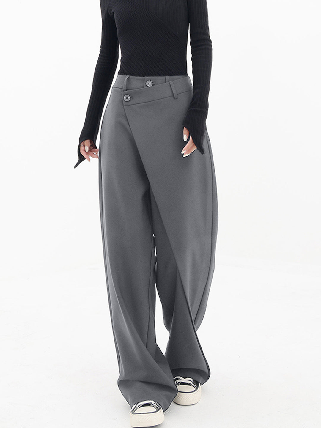 Arcos Layered Trousers — Sculpted Modernity