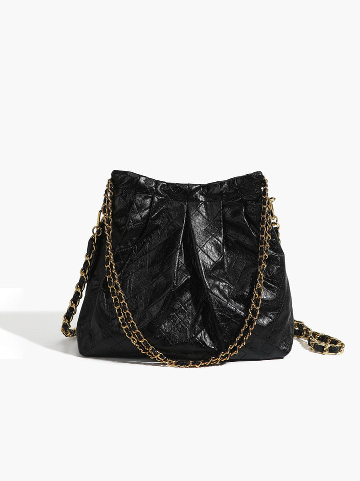 Giulia Leather Shoulder Bag – Vintage Elegance