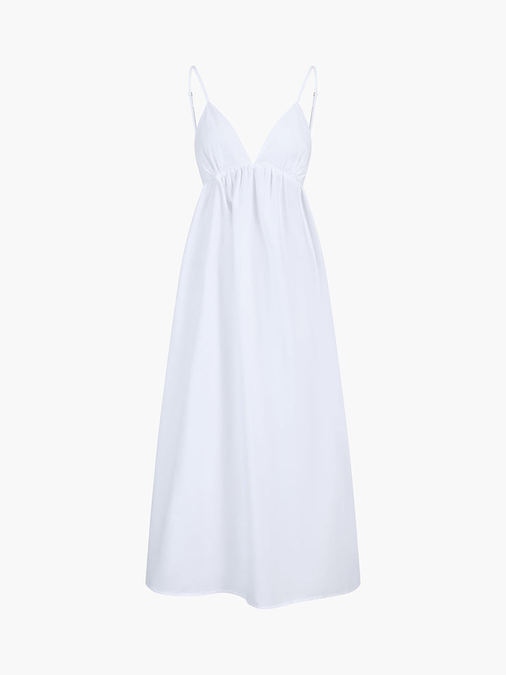 Solana Dress – Open Back Cotton
