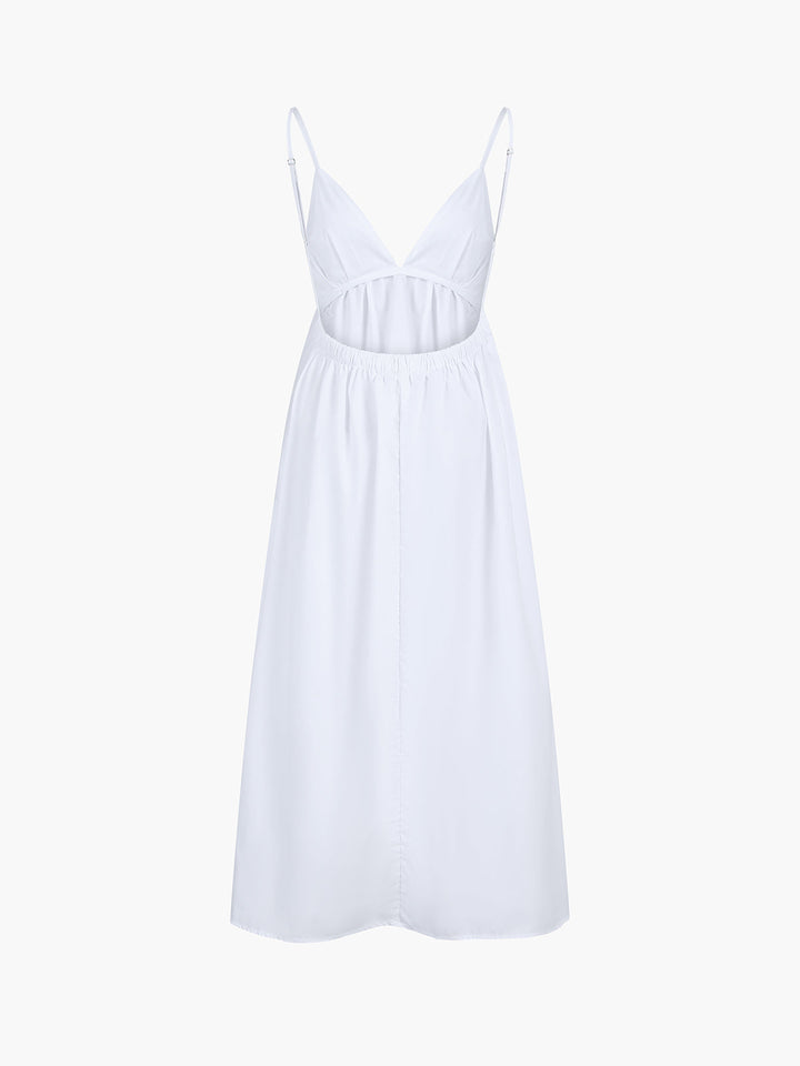 Solana Dress – Open Back Cotton