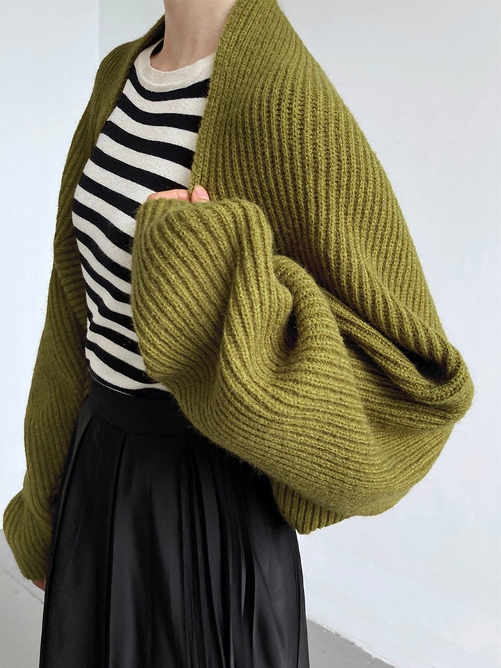 Nahla Shrug – Open Front Knit