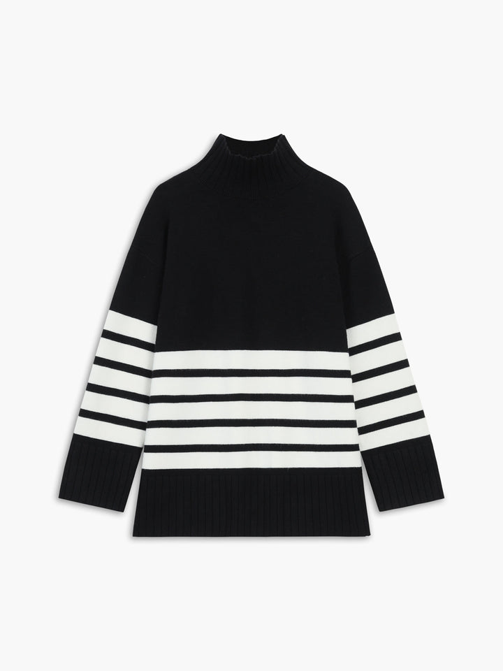 Noor Sweater – Striped Knit