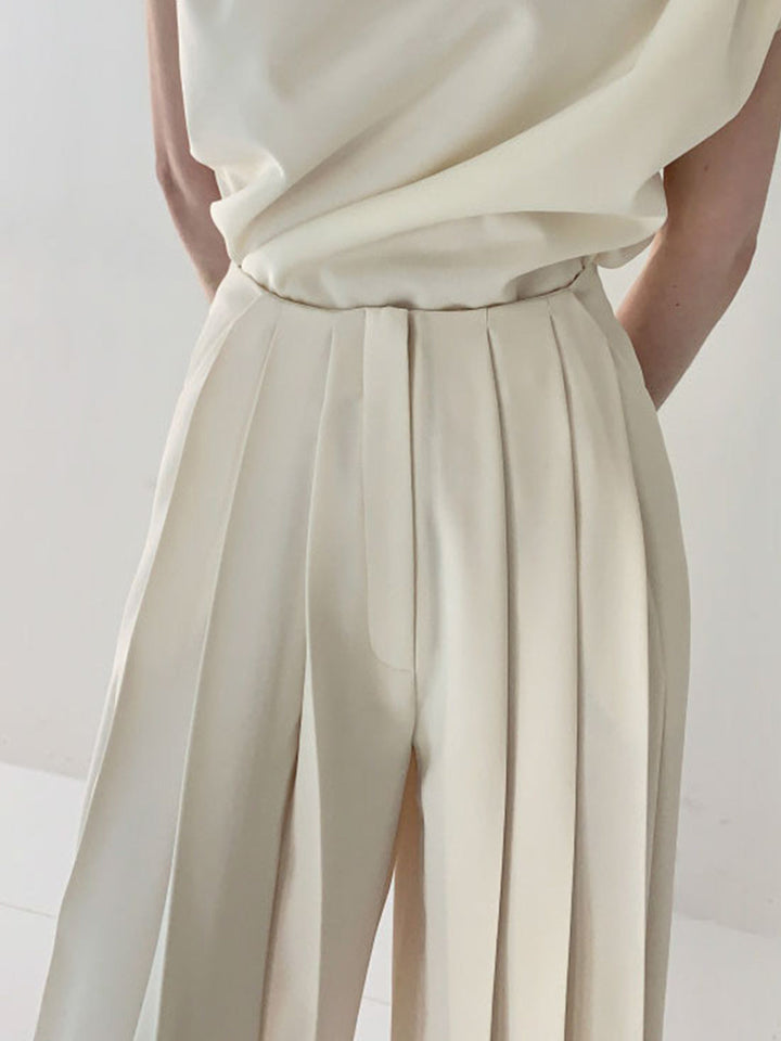 Eira Pleat Trousers — Flowing Elegance