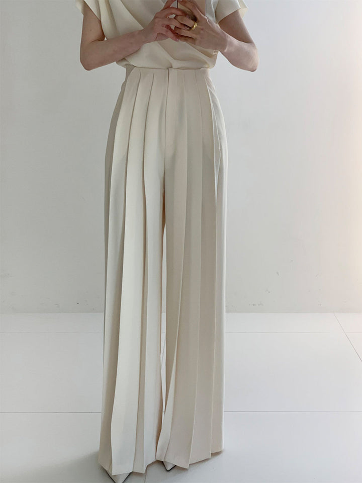 Eira Pleat Trousers — Flowing Elegance