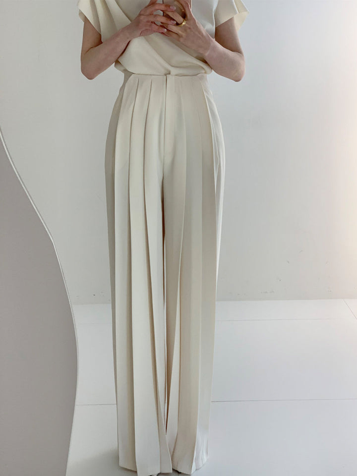 Eira Pleat Trousers — Flowing Elegance