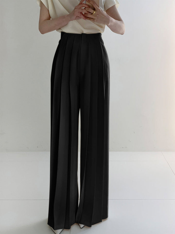 Eira Pleat Trousers — Flowing Elegance