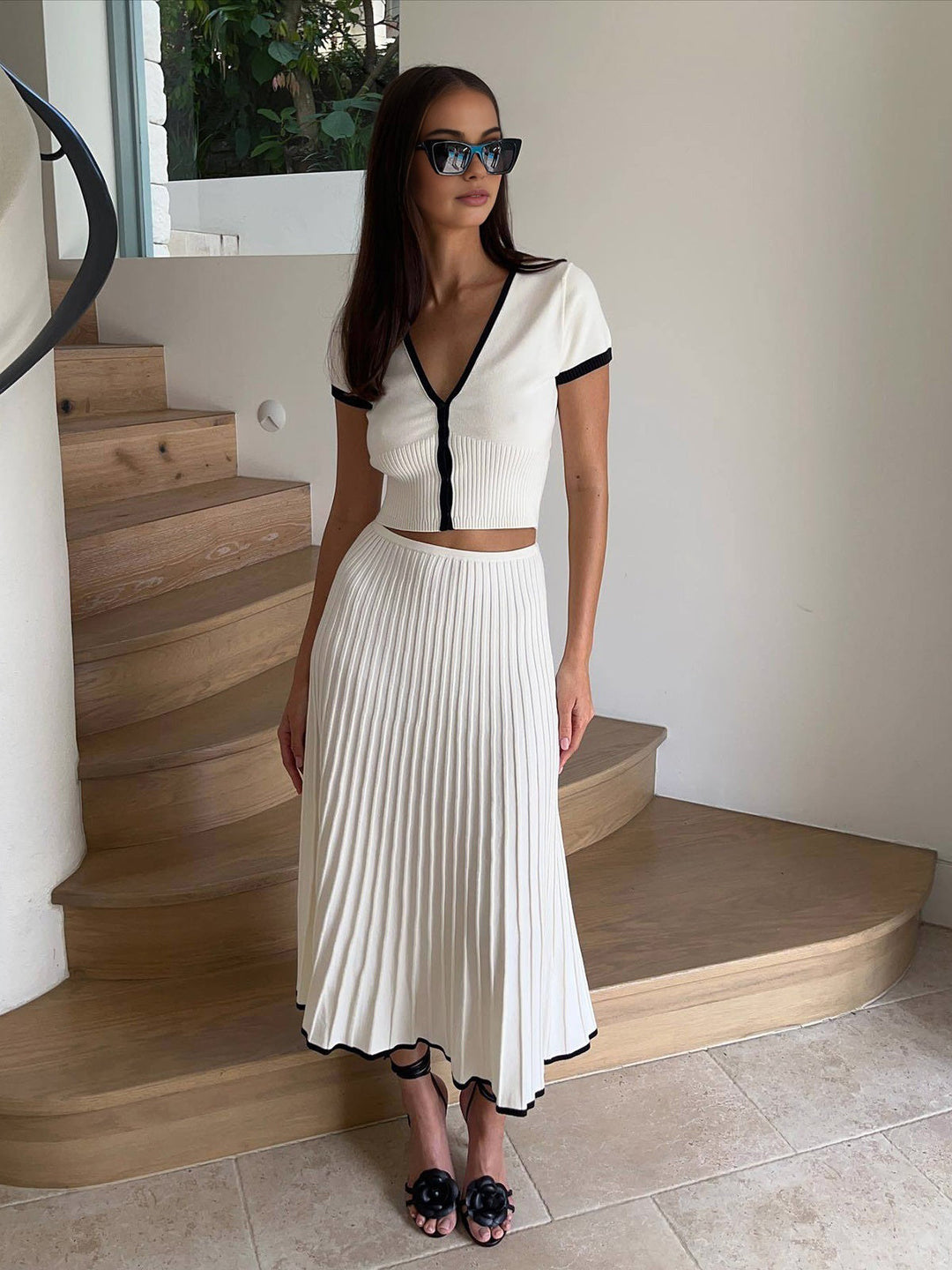 Mira Set – Contrast Knit