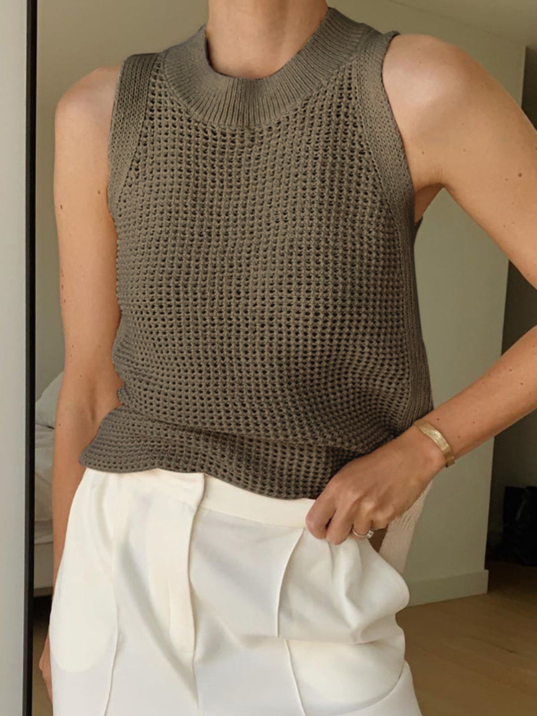 Eira Tank – Textured Knit