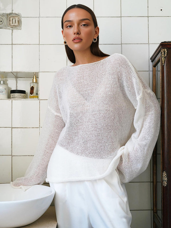 Liora Top – Draped Knit