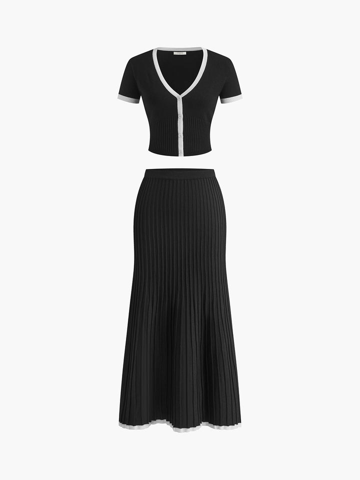Mira Set – Contrast Knit