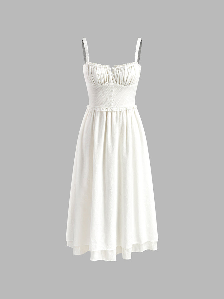 Liora Dress – Ruffle Midi