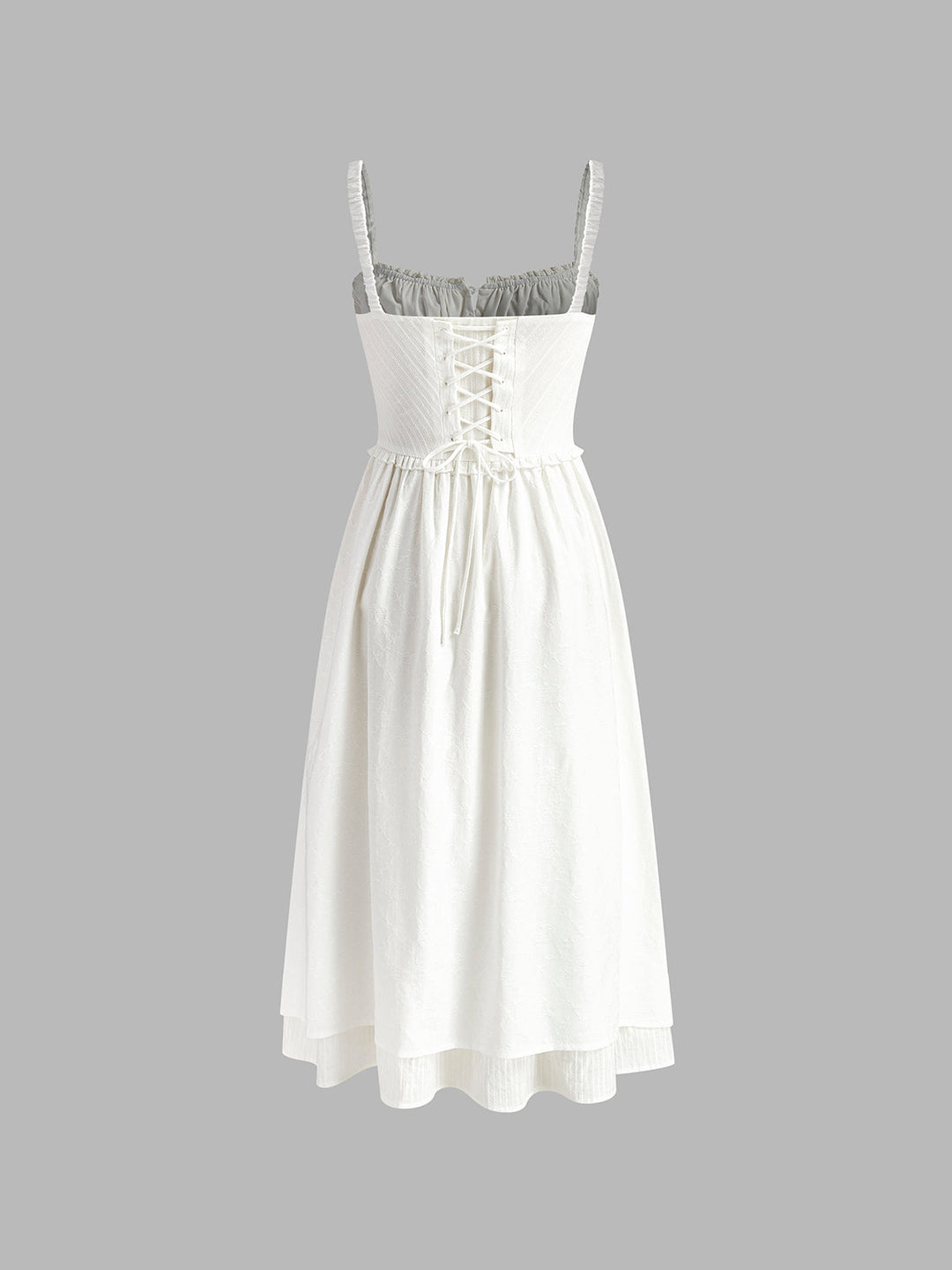 Liora Dress – Ruffle Midi