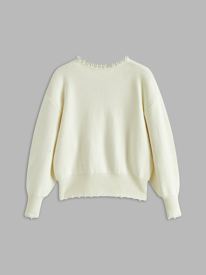 Sorelle Cardigan – Pearl Detail