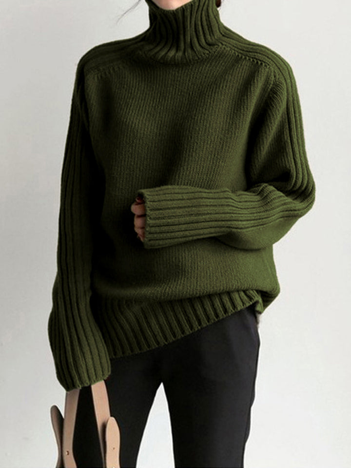 Eira Sweater – High Neck Knit