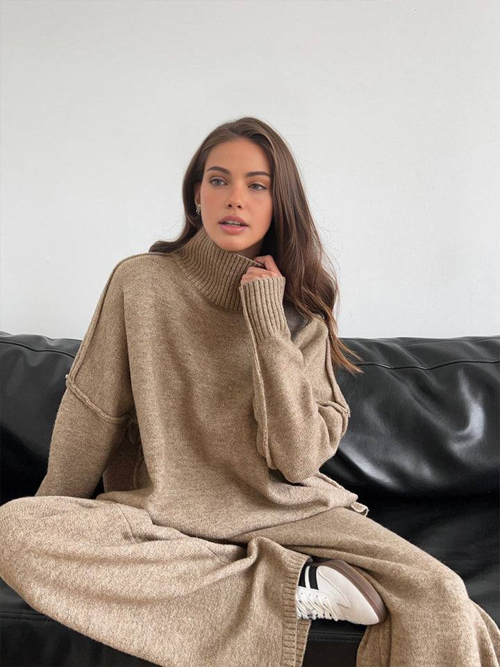Alba Set – Knit Turtleneck