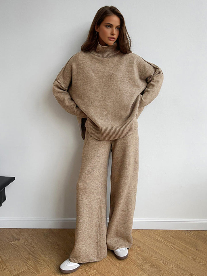 Alba Set – Knit Turtleneck