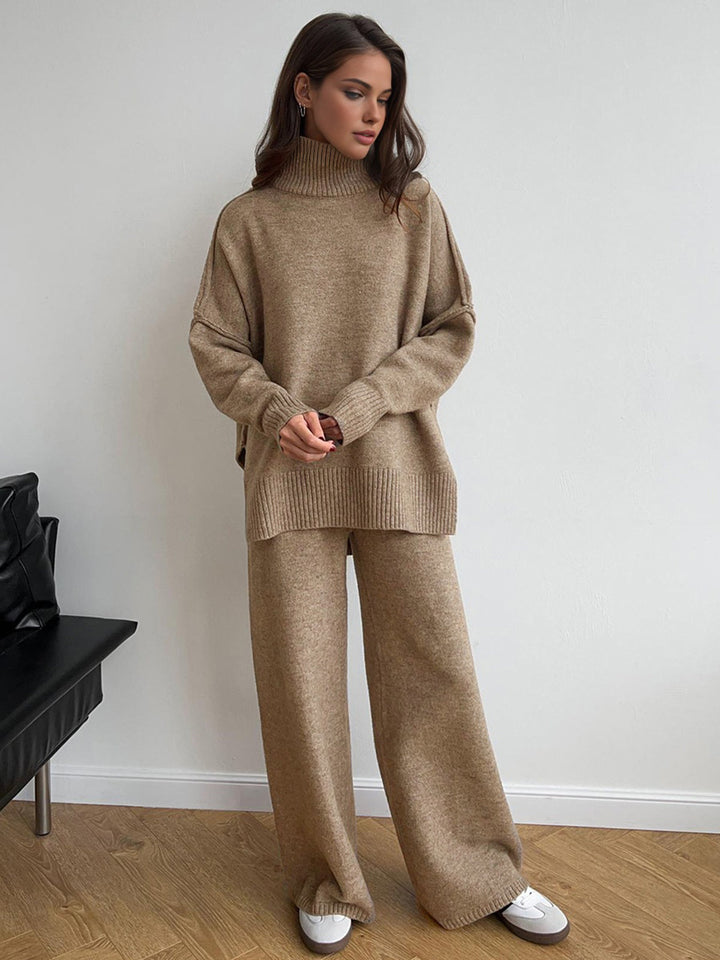 Alba Set – Knit Turtleneck