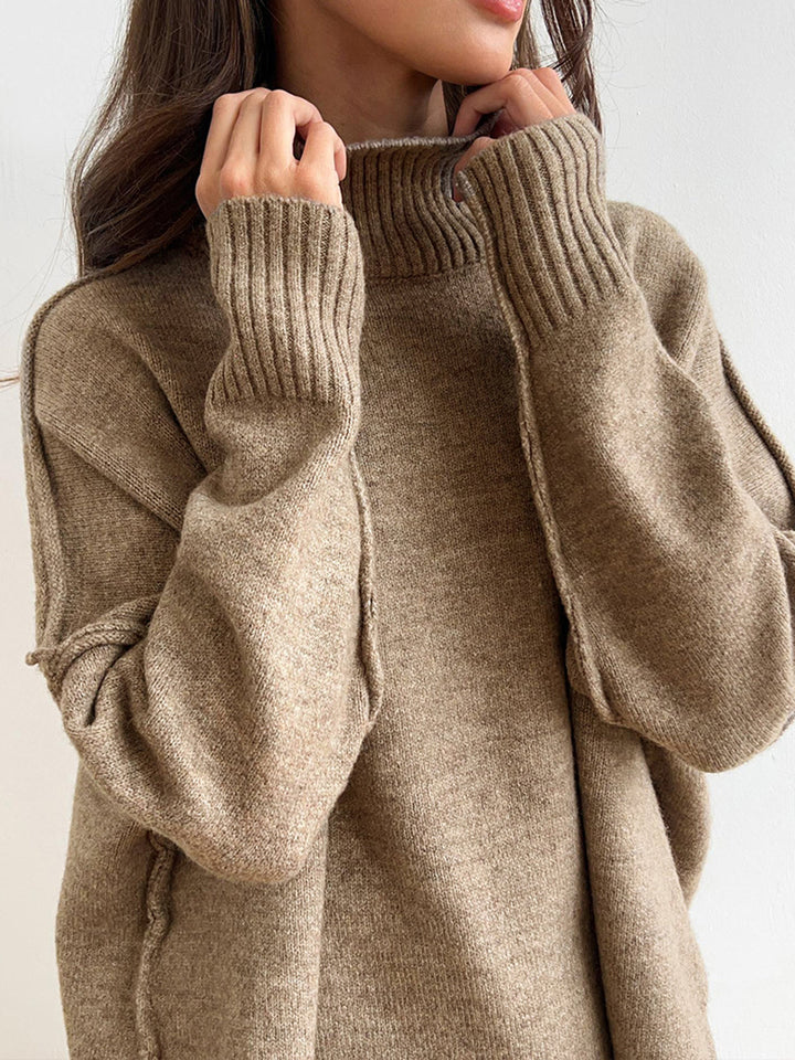 Alba Set – Knit Turtleneck