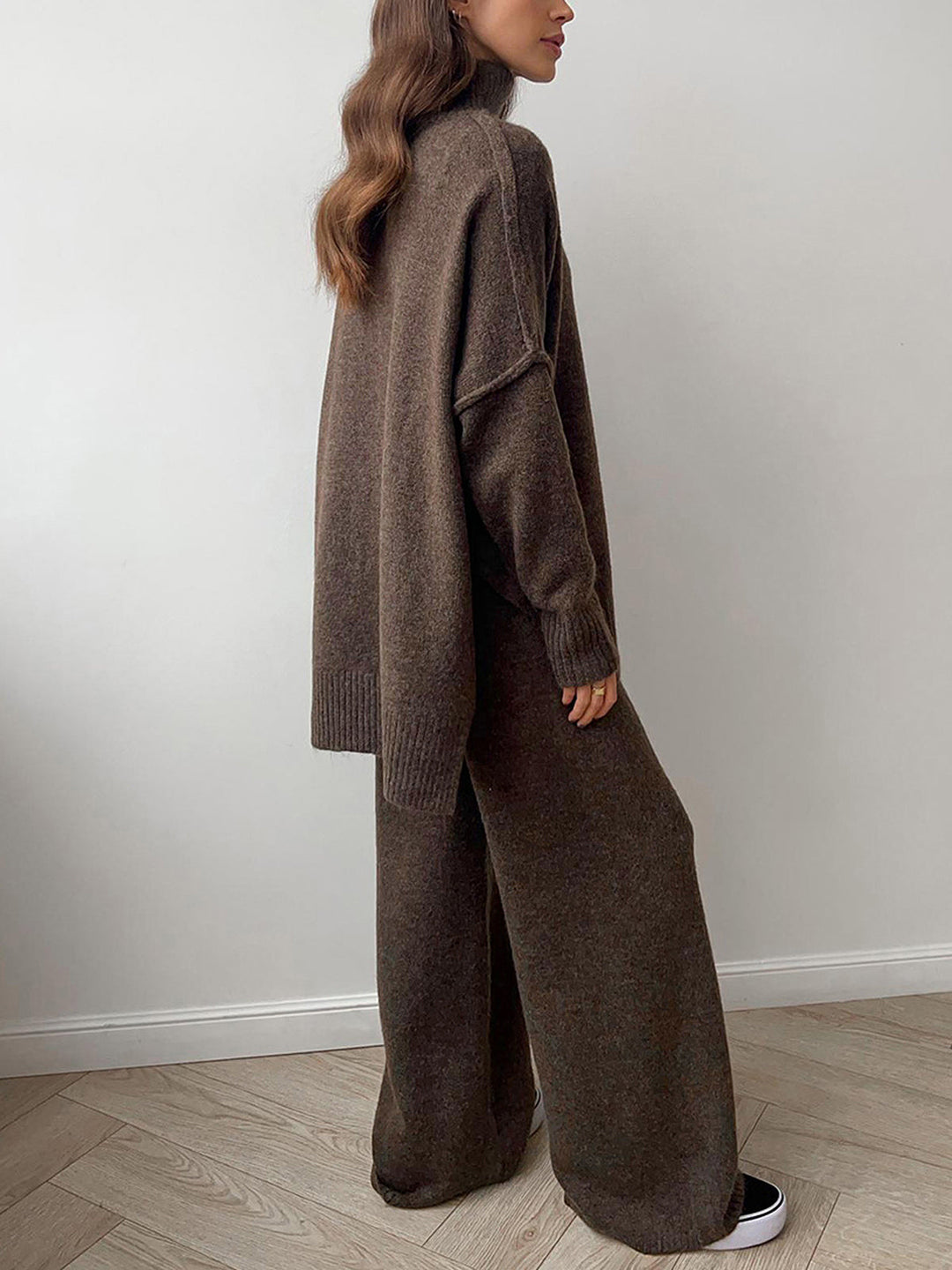 Alba Set – Knit Turtleneck