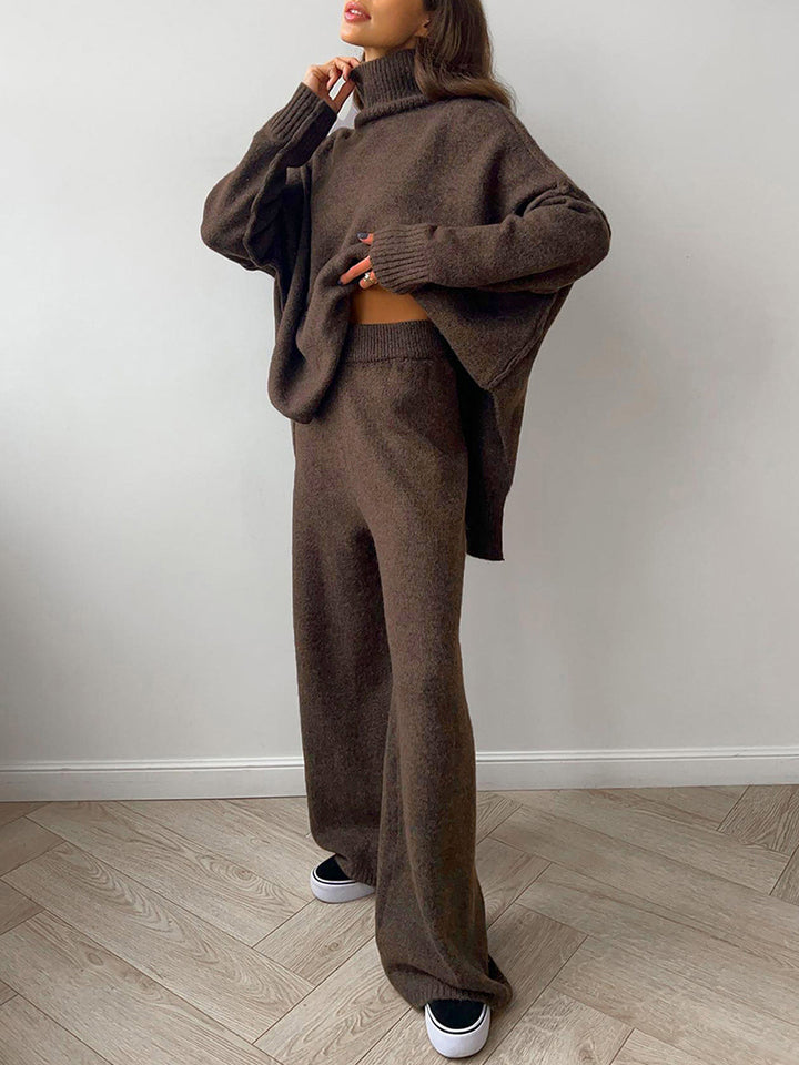 Alba Set – Knit Turtleneck
