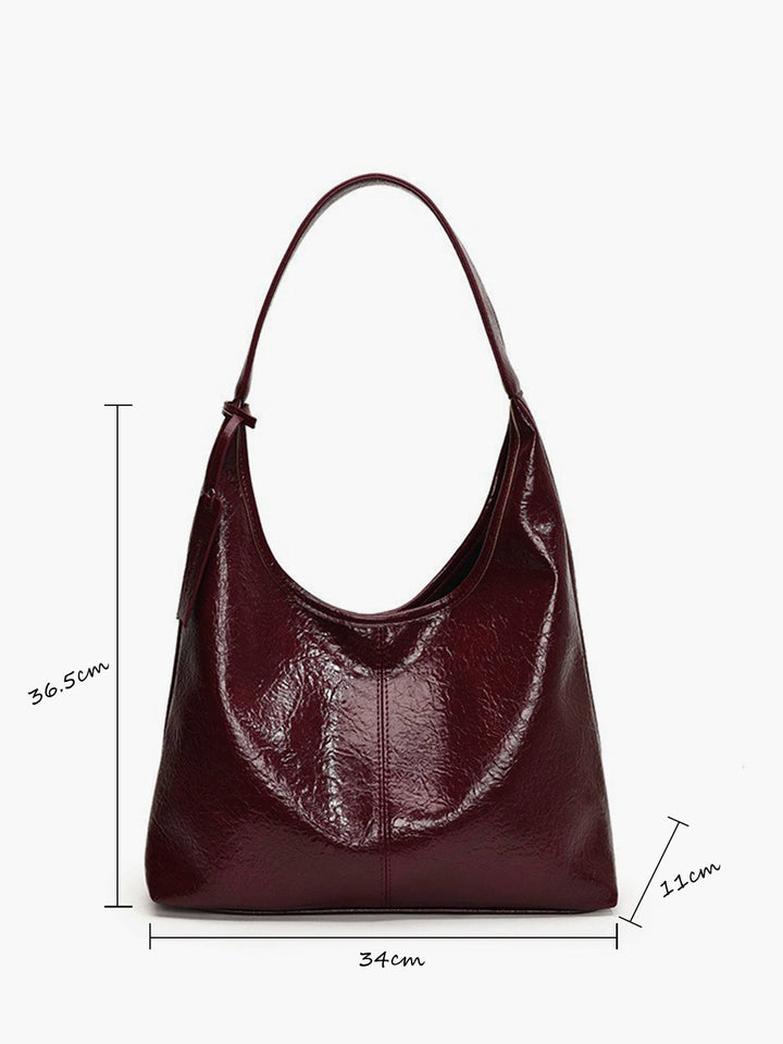 Amélie Hobo Bag – Button Clasp Detail