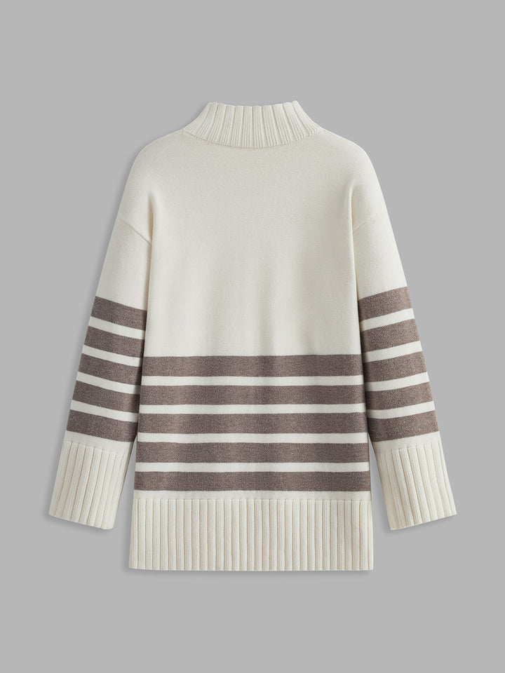 Noor Sweater – Striped Knit