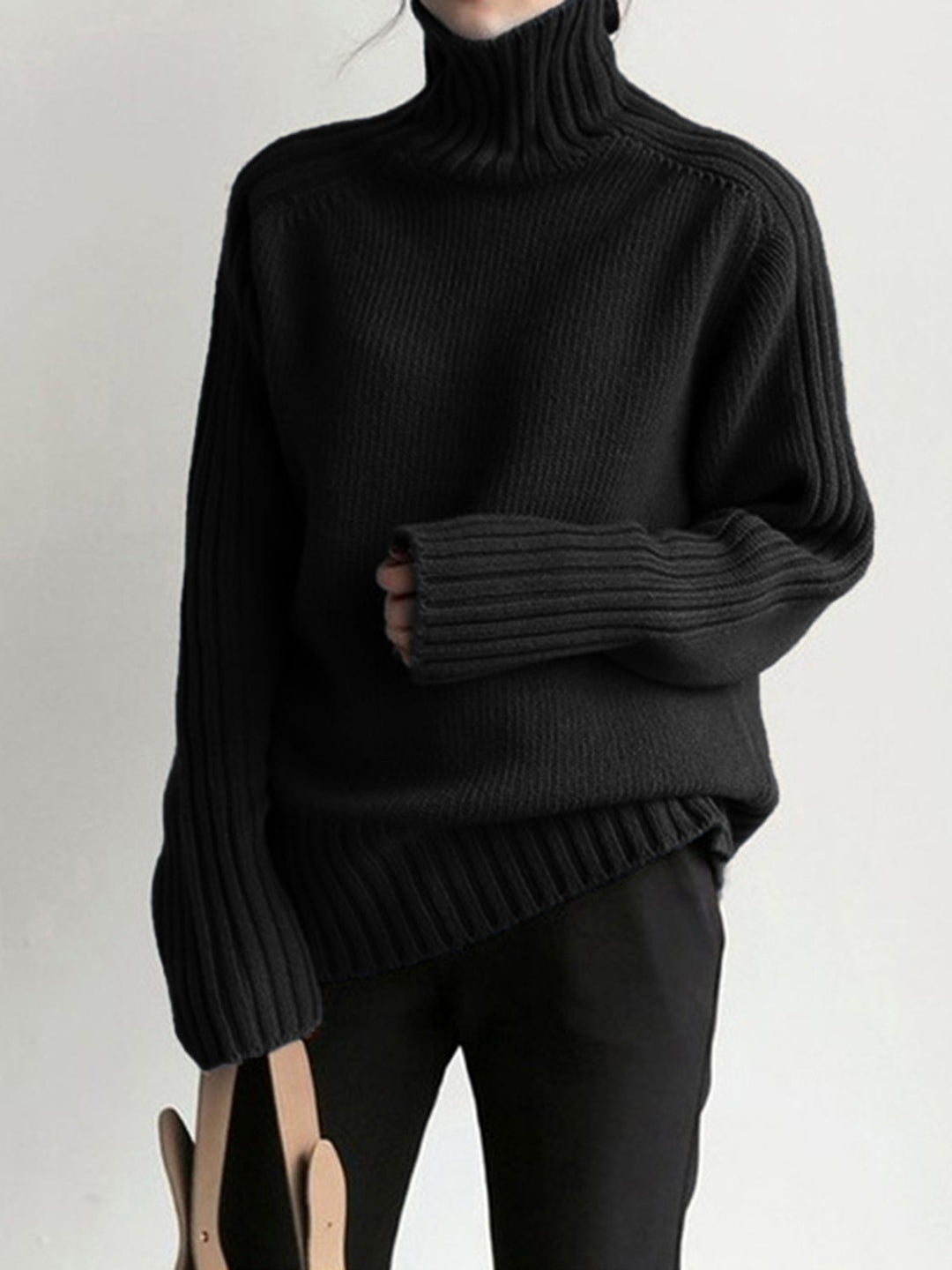 Eira Sweater – High Neck Knit
