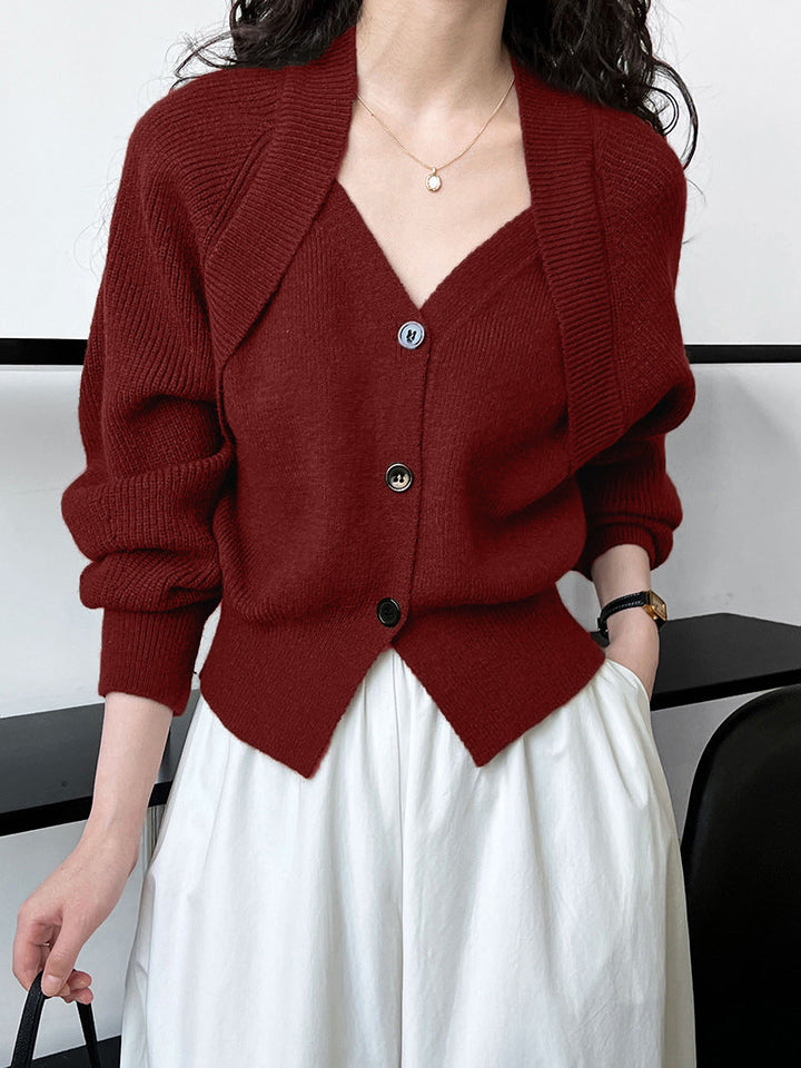 Noelle Sweater – Patchwork Knit