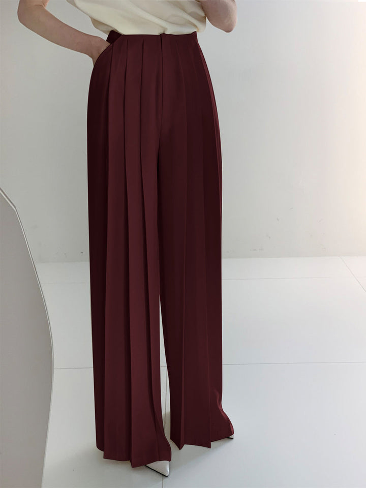Eira Pleat Trousers — Flowing Elegance