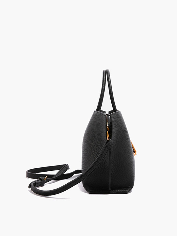 Élodie Shoulder Bag – Textured Top Handle