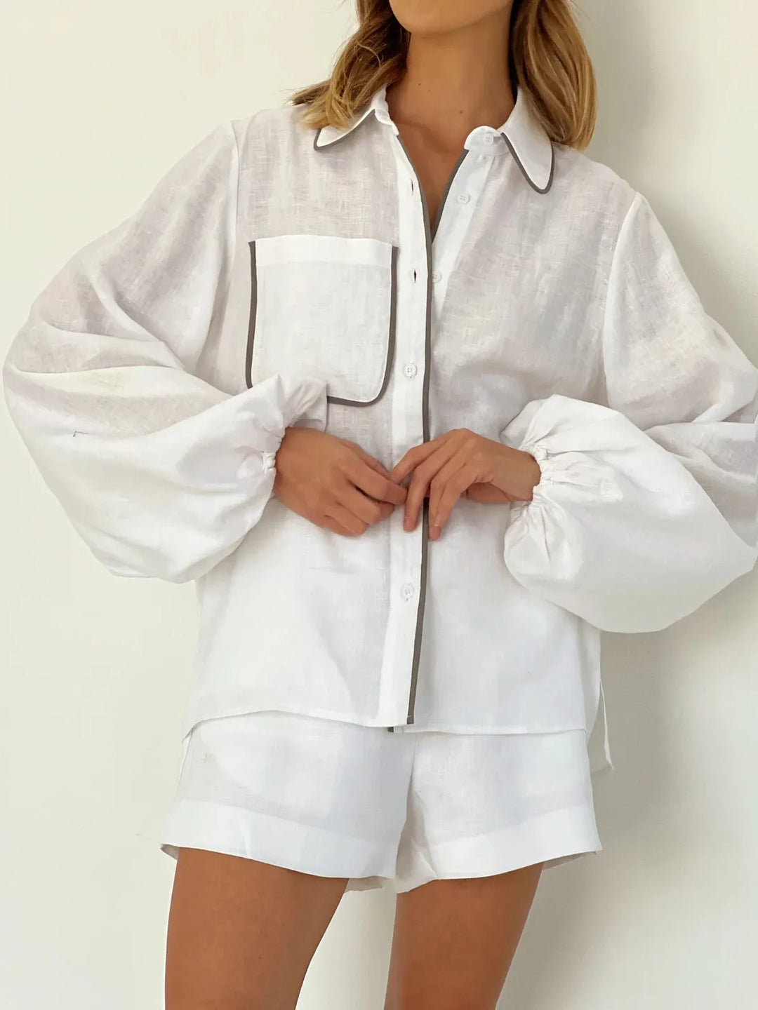 Nora Set – Linen Contrast