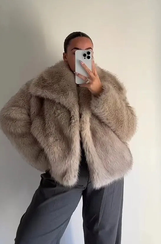 Elna Faux Fur Coat