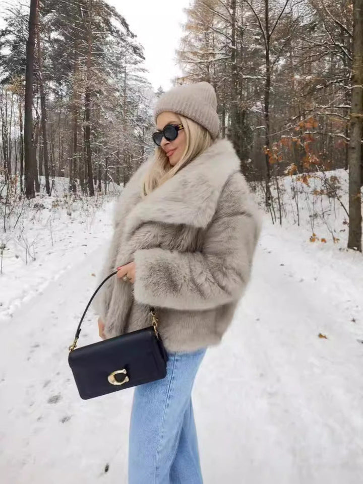 Elna Faux Fur Coat