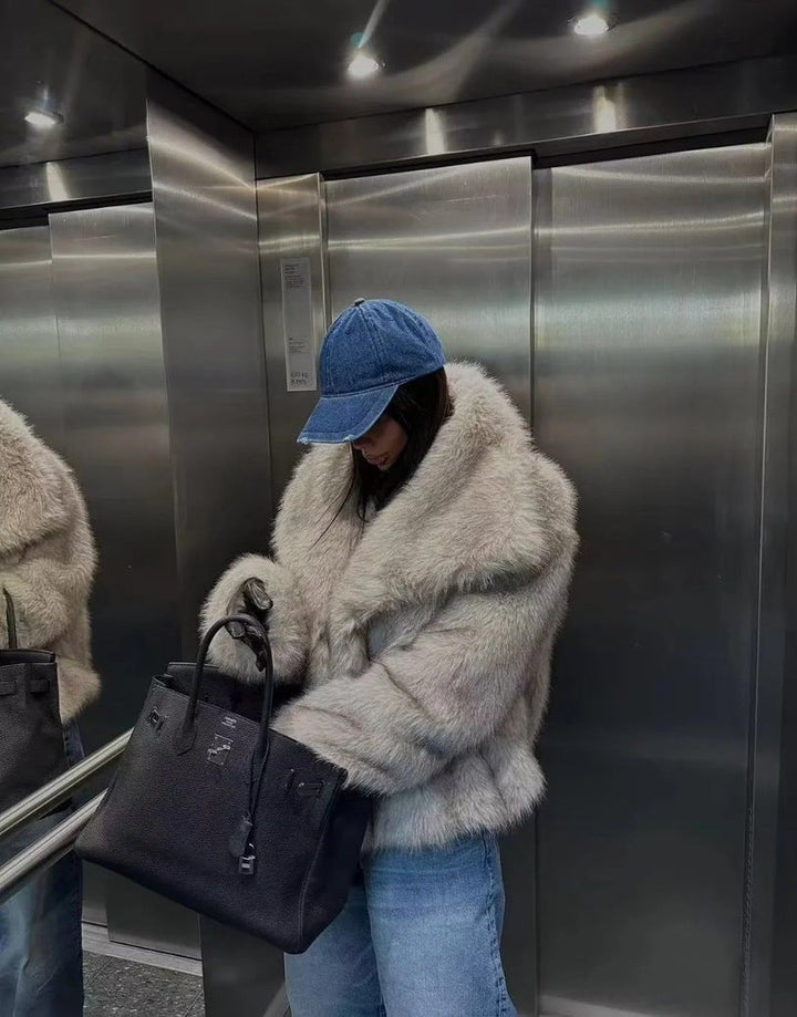 Elna Faux Fur Coat
