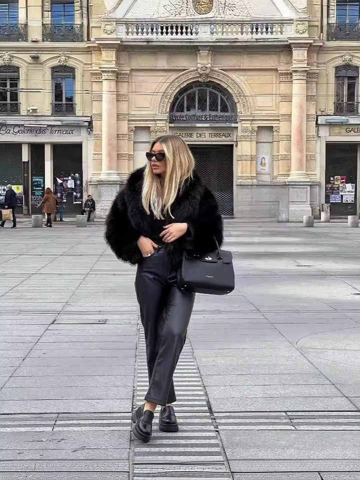 Elna Faux Fur Coat
