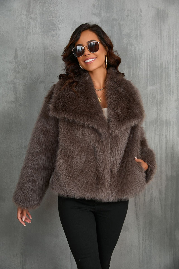 Elna Faux Fur Coat
