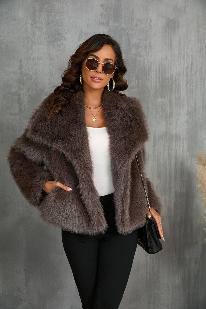 Elna Faux Fur Coat