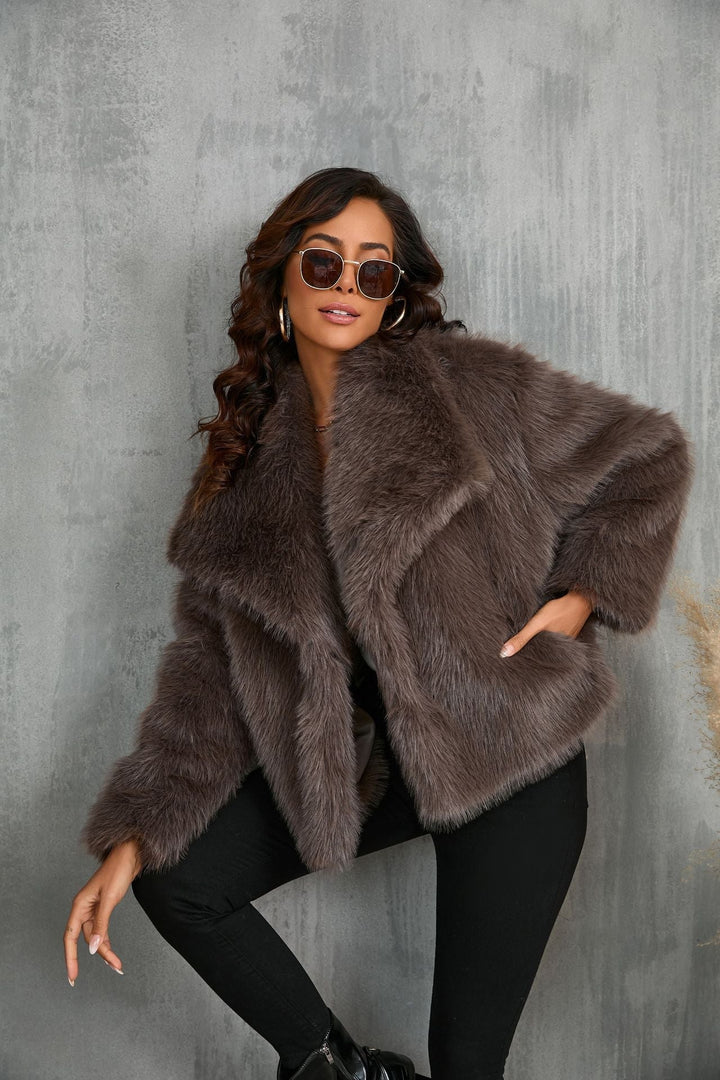 Elna Faux Fur Coat