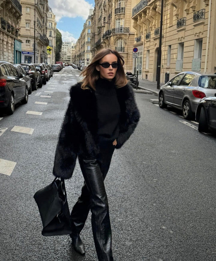 Elna Faux Fur Coat